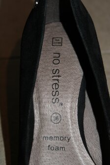 black heels brand no-stress 