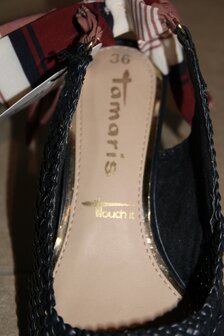 black heels brand Tamaris