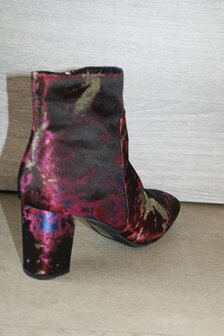 bottes de cheville color&eacute;es