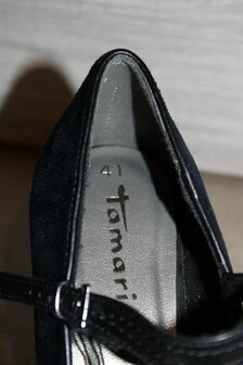 black heels brand Tamaris