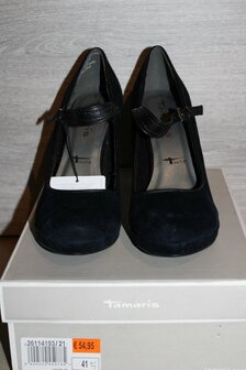 black heels brand Tamaris