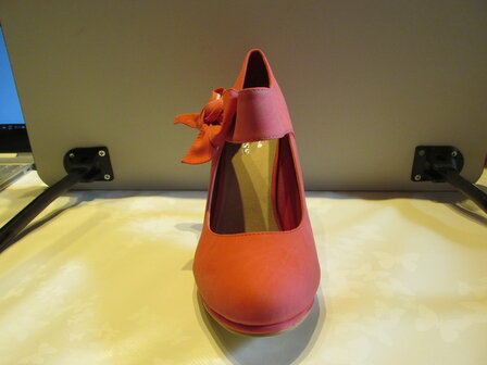 roze hakken met strik Barbie