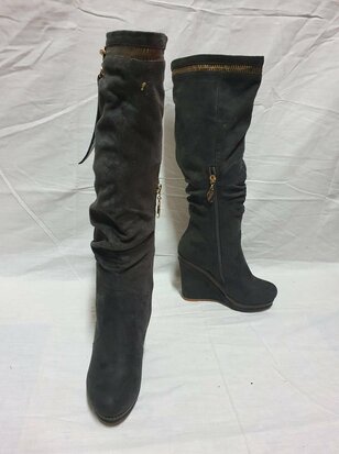 black boots