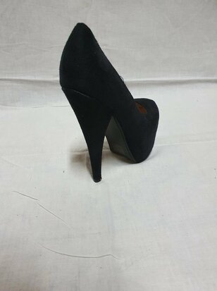 black high heels