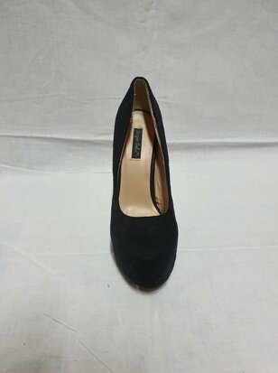 black high heels