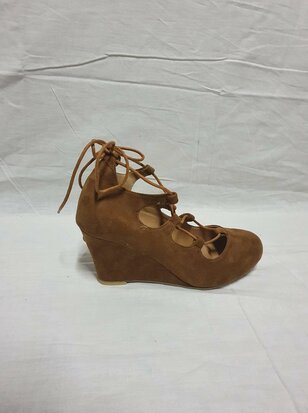sandales marron à talon