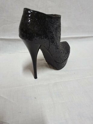 black high heels