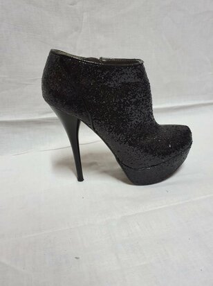 black high heels