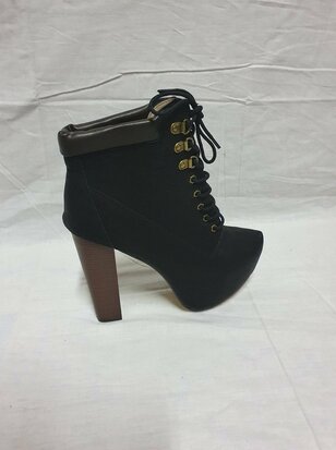 black ankle boots