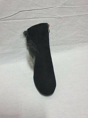 black ankle boots
