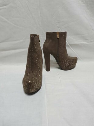 bottes de cheville marron