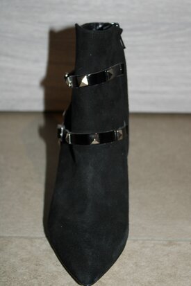 black ankle boots Brand Frida