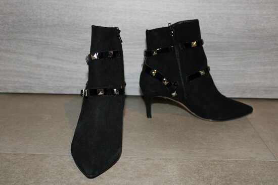 black ankle boots Brand Frida