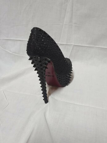 Black Heels With Spikes