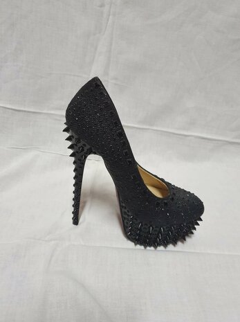 Black Heels With Spikes