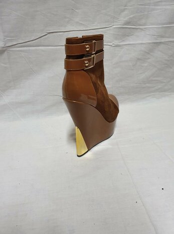 bottes de cheville marron
