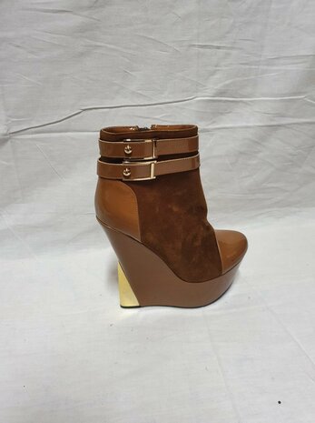 bottes de cheville marron