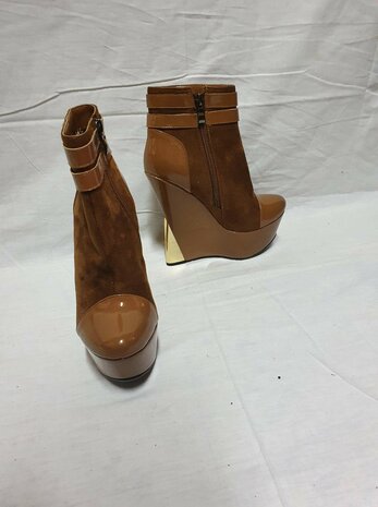 bottes de cheville marron