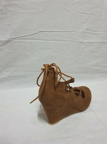 sandales marron à talon