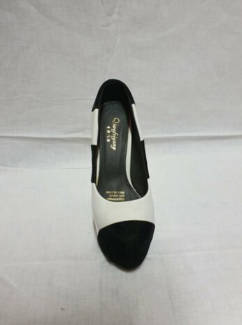 high heels schwarz und weiß