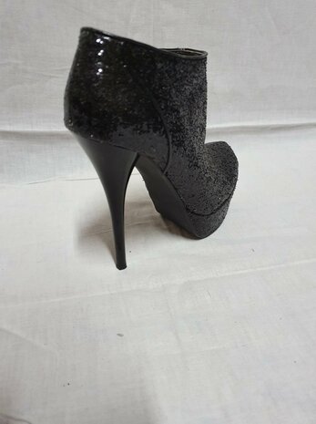 black high heels