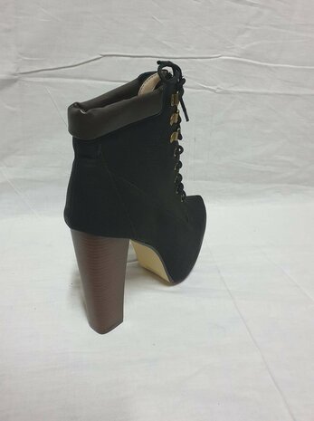 black ankle boots