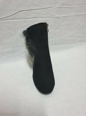 black ankle boots