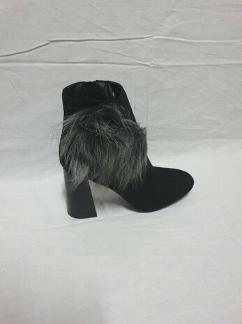 black ankle boots