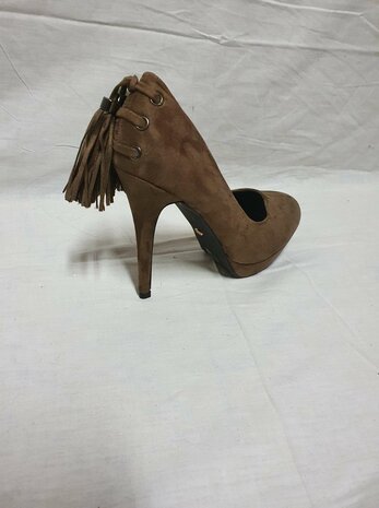 brown high heels