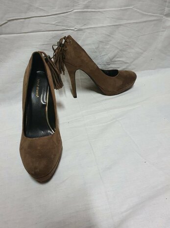 brown high heels