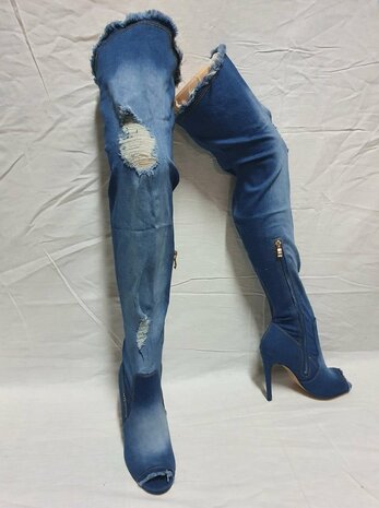 bottes bleues