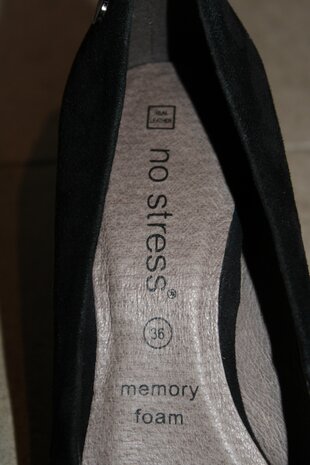 black heels brand no-stress 