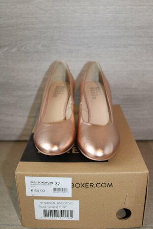 chaussures à talons dorées de la marque Bull Boxer